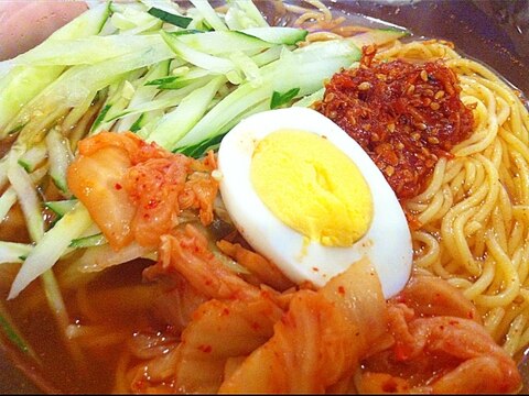 さっぱり牛筋ムチム冷麺